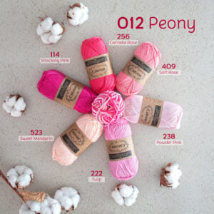 Scheepjes Catona Inspiratie Pakket 012 Peony