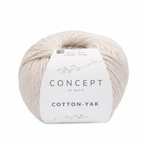 Katia Cotton Yak 138 Licht ivoorkleurig