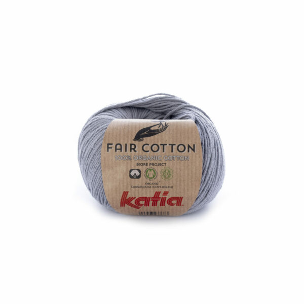 Katia Fair Cotton 26 Medium grijs
