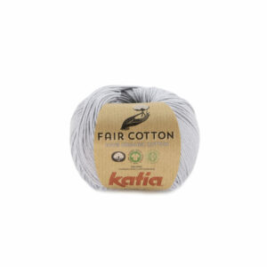 Katia Fair Cotton 50 Parelmoer Lichtgrijs