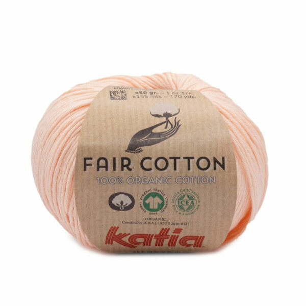 Katia Fair Cotton 55 Licht zalmroze