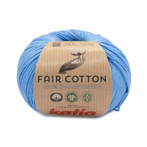 Katia Fair Cotton 56 Blauw