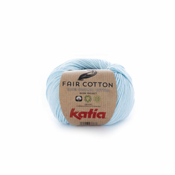 Katia Fair Cotton 08 Licht hemelsblauw