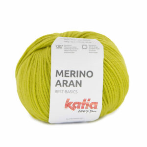 Katia Merino Aran 100 Geelachtig groen