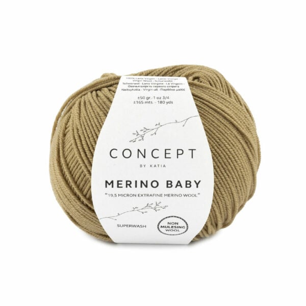 Katia Merino Baby 150 Olijfgroen