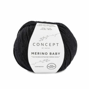 Katia Merino Baby 002 Zwart