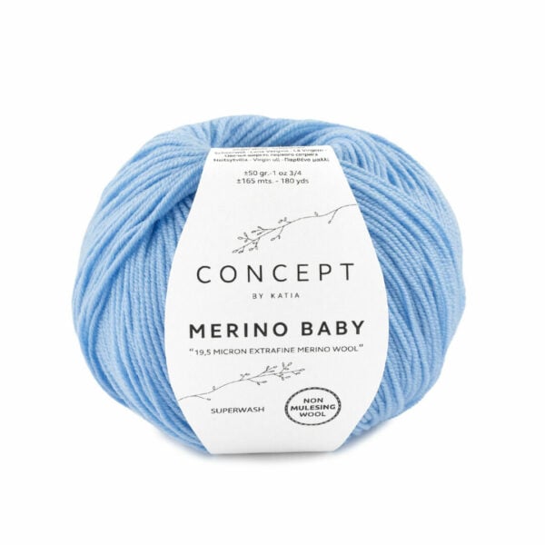 Katia Merino Baby 041 Licht blauw