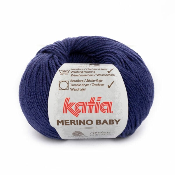 Katia Merino Baby 051 Donker blauw