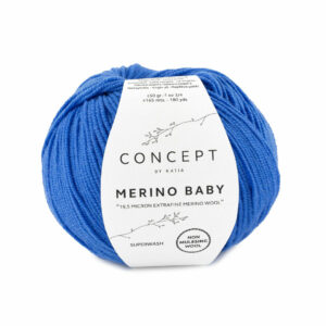 Katia Merino Baby 057 Cobalt blauw
