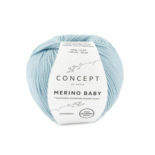 Katia Merino Baby 080 Licht Jeans