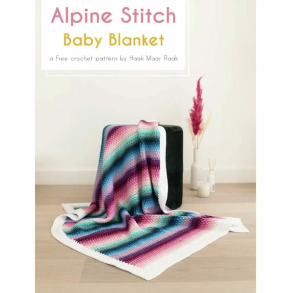 Alpine Stitch babydeken