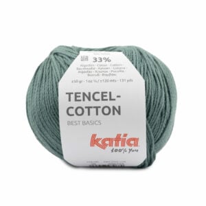 Katia Tencel Cotton 38 Zwartachtig groen