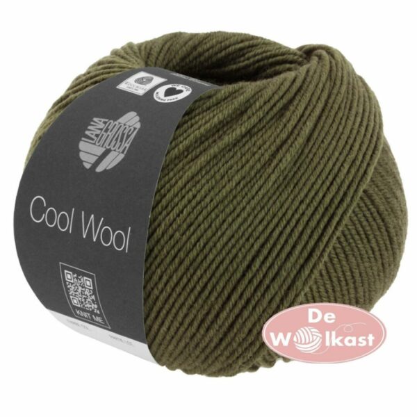 Lana Grossa Cool Wool Melange 1408 Olijf