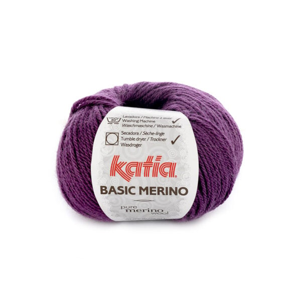 Katia Basic Merino 28 Donker Lila