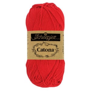 Scheepjes Catona 115 Hot Red