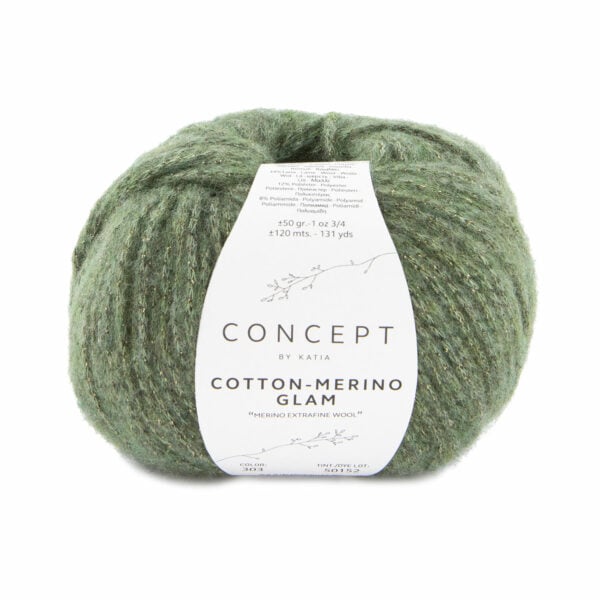 Katia Cotton Merino Glam 303 Kaki