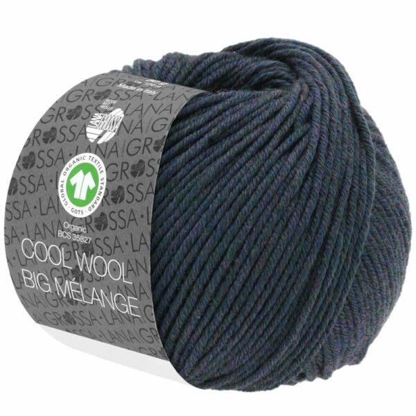 LG Cool Wool Big Melange 204 Blauwgroen