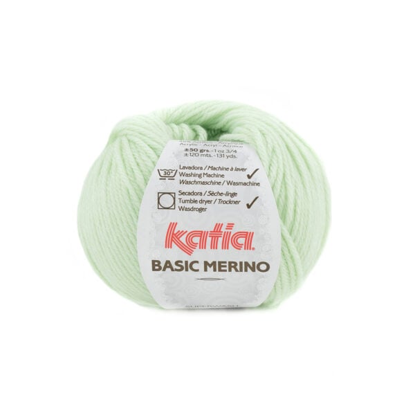 Katia Basic Merino 85 Zeer Lichtgroen