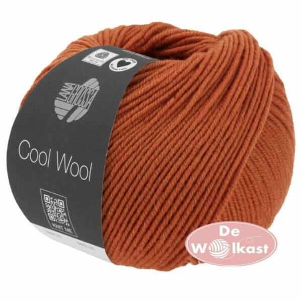 Lana Grossa Cool Wool Melange 1406 Rood oranje
