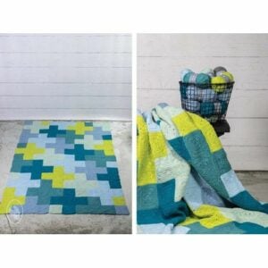 Criss Cross Blanket Blauw