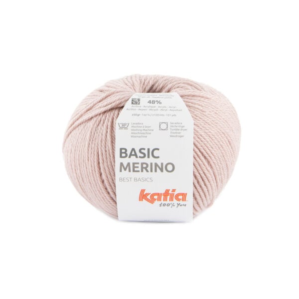 Katia Basic Merino 91 Parelmoer lichtrood