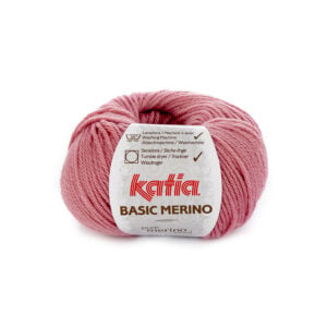 Katia Basic Merino 26 Medium Bleekrood