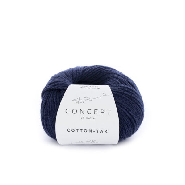 Katia Cotton Yak 115 Donker Blauw