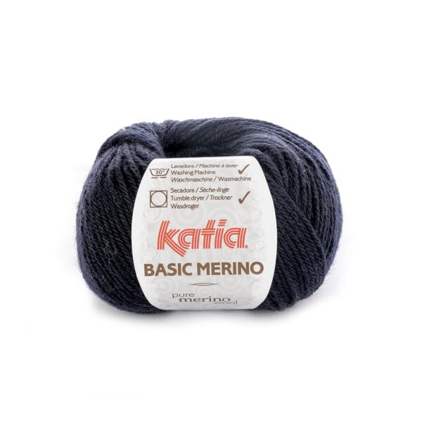 Katia Basic Merino 05 Zeer Donkerblauw