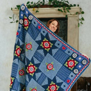 Indigo Dream Blanket incl patroon - Engels