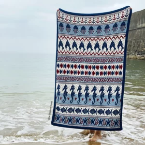 One Skein of Love Sea Life Blanket