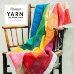 Garenpakket Rainbow dots blanket (after party 127)